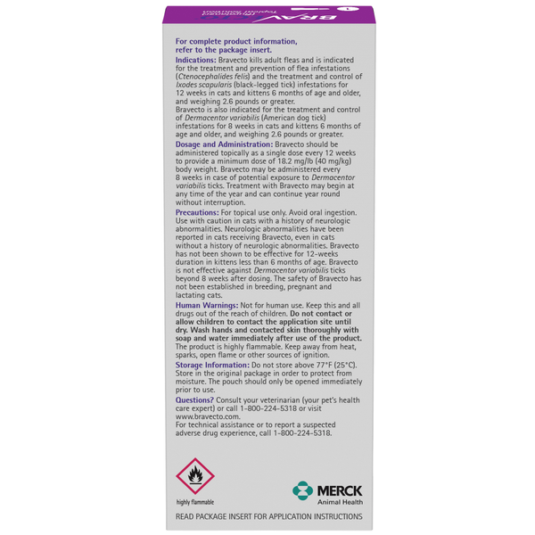 Bravecto® Topical Solution for Cats | Fights against fleas & ticks - Image 2