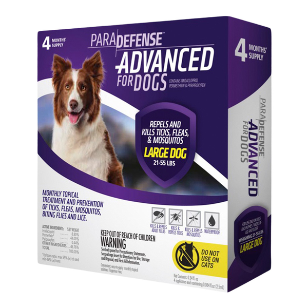 ParaDefense™ Advanced for Dogs | Ticks, fleas, mosquitos, biting flies, & lice - Image 2