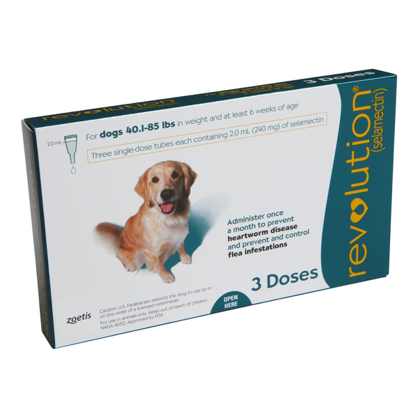 Revolution® Topical Solution for Dogs | Fleas, ticks, ear mites, heartworm, and sarcoptic mites - Image 5