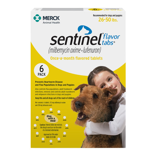 Sentinel® Flavor Tabs®| Protects against heartworms, hookworms, roundworms, whipworms, and fleas - Image 3